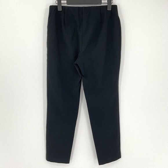 J Jill Ponte Slim Leg Pull On Pants Stretch Elastic Waist Women Medium Black - Picture 2 of 5